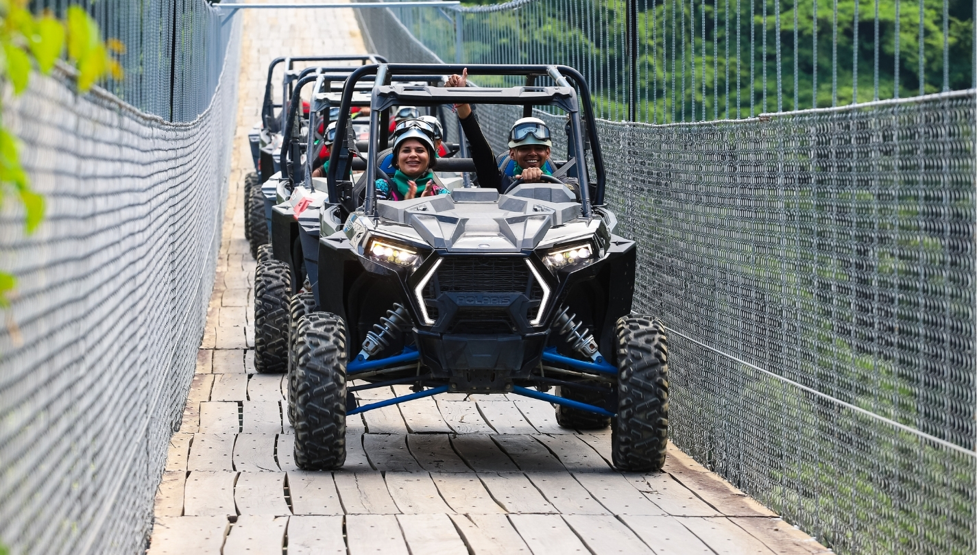 Jorullo Bridge Rzr Deluxe Canopy River Park Activities In Puerto