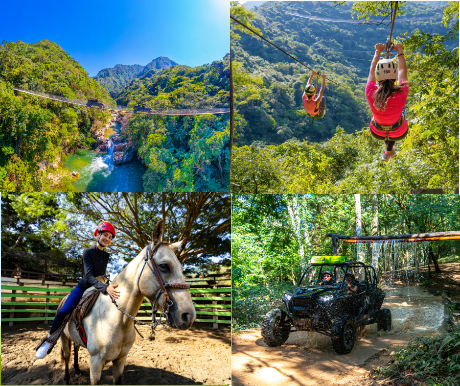 Combo RZR Jorullo Bridge + Zip Line - Canopy River Park